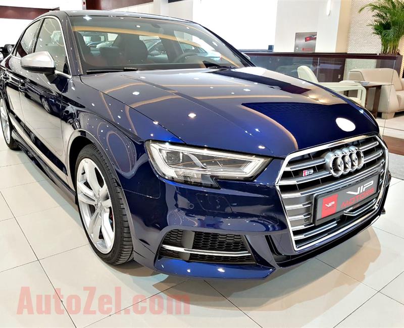 AUDI S3, V4- 2018- BLUE- 700 KM- GCC