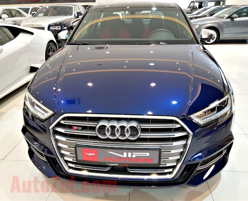 AUDI S3, V4- 2018- BLUE- 700 KM- GCC