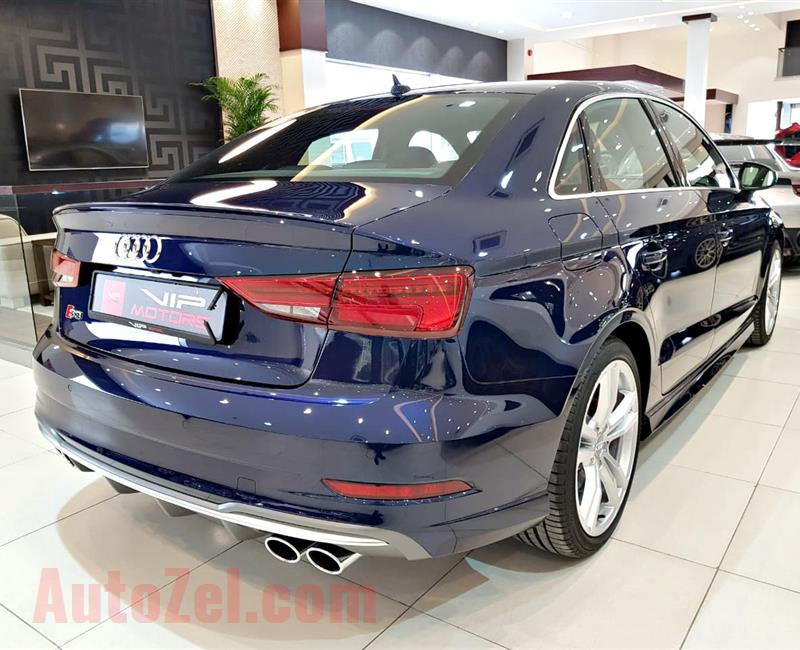 AUDI S3, V4- 2018- BLUE- 700 KM- GCC