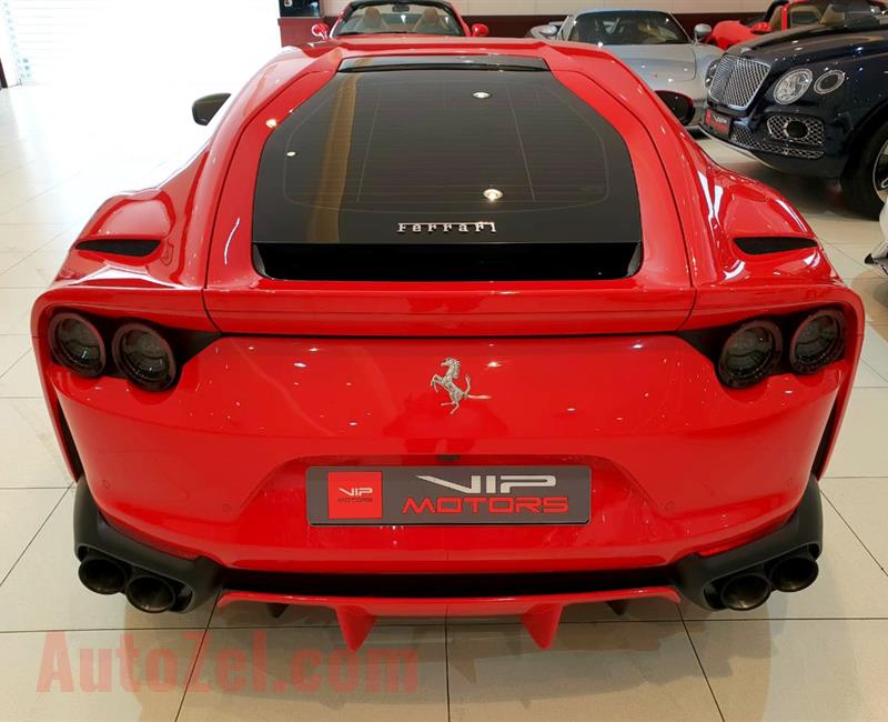 FERRARI 812 SUPERFAST, V12- 2018- RED- 1 800 KM- GCC