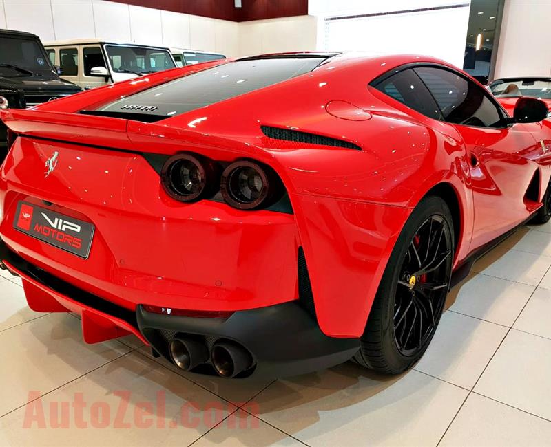 FERRARI 812 SUPERFAST, V12- 2018- RED- 1 800 KM- GCC