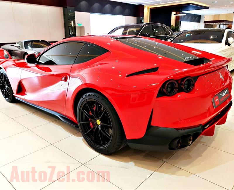 FERRARI 812 SUPERFAST, V12- 2018- RED- 1 800 KM- GCC