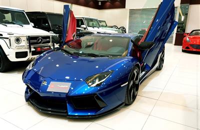 LAMBORGHINI AVENTADOR MANSORY ROADSTER- 2014- BLUE- 8 000...