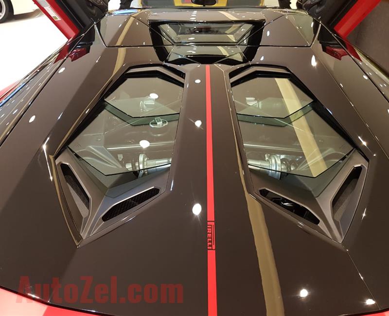 LAMBORGHINI AVENTADOR PIERILLI EDITION- 2016- BLACK MATT- 0 KM- GCC