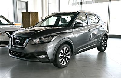 NISSAN KICKS, V4- 2019- GREY- BRAND NEW, 0 KM- GCC