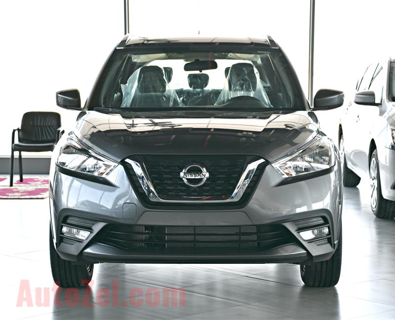 NISSAN KICKS, V4- 2019- GREY- BRAND NEW, 0 KM- GCC