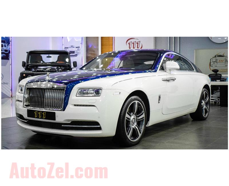 ROLLS ROYCE WRAITH, V12- 2016- WHITE- 12 859 KM- GCC