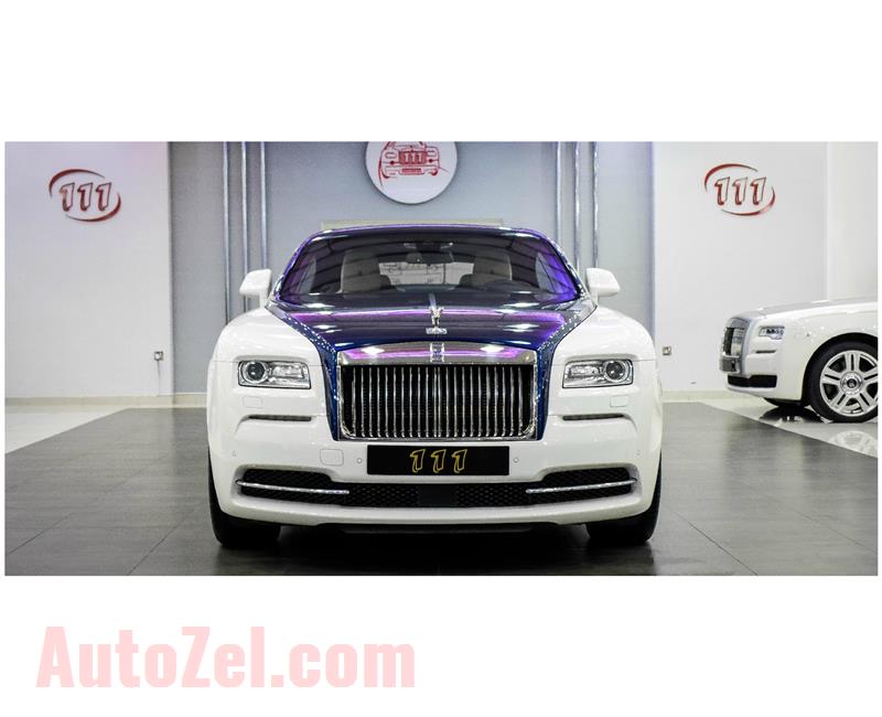 ROLLS ROYCE WRAITH, V12- 2016- WHITE- 12 859 KM- GCC