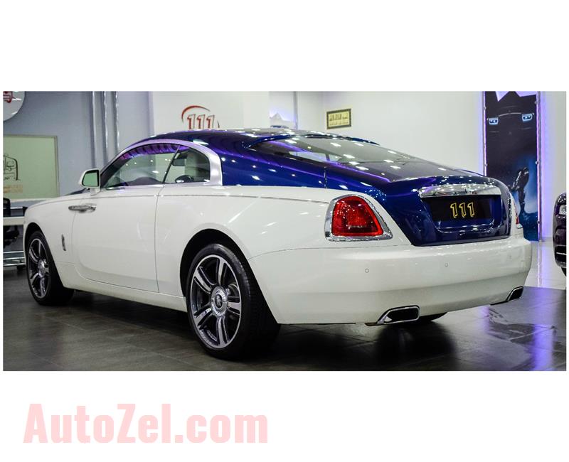 ROLLS ROYCE WRAITH, V12- 2016- WHITE- 12 859 KM- GCC