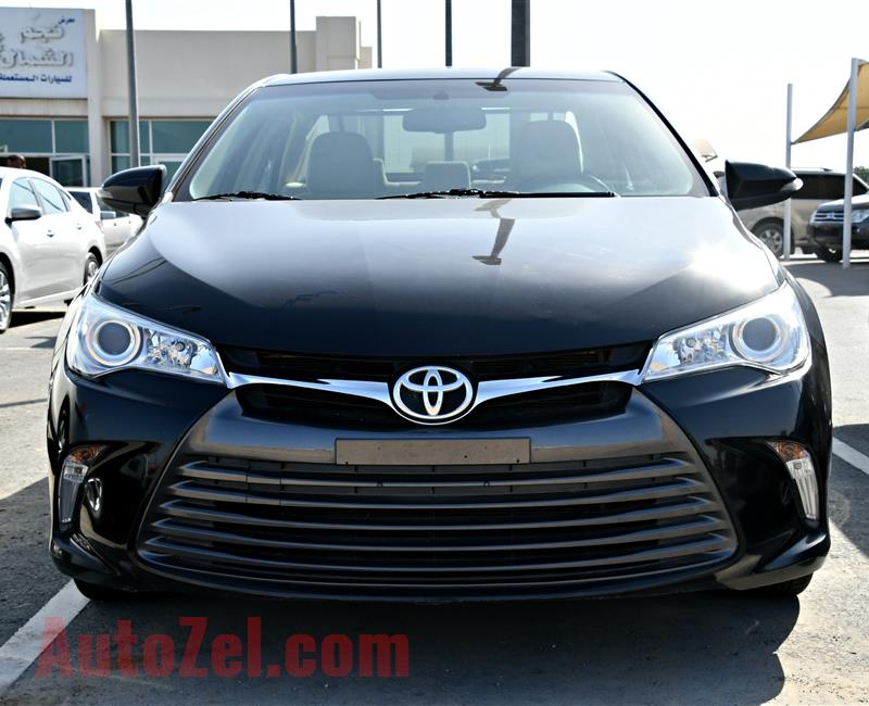 TOYOTA CAMRY SE- 2016- BLACK- 83 000 KM- GCC