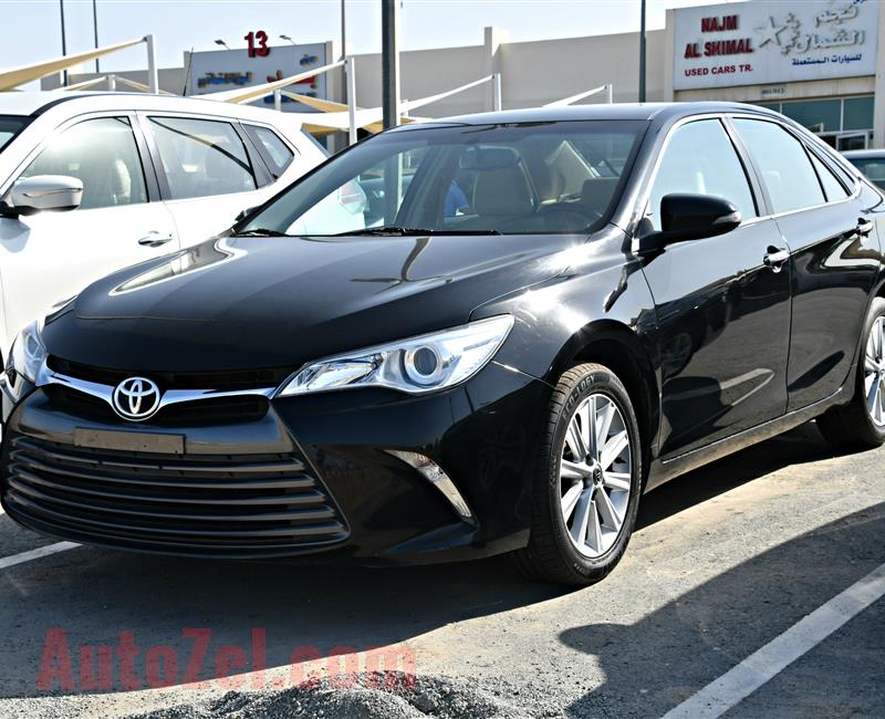 TOYOTA CAMRY SE- 2016- BLACK- 83 000 KM- GCC