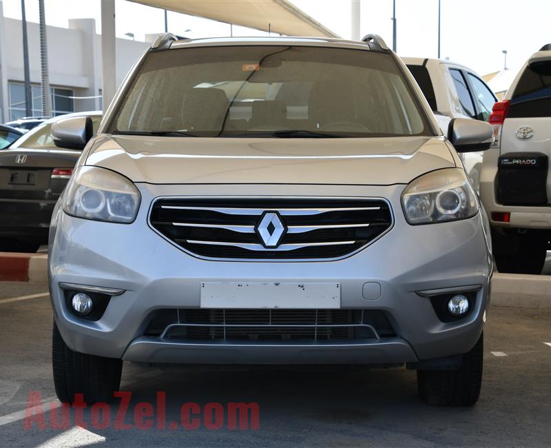 RENAULT KOLEOS- 2013- SILVER- 100 000 KM- GCC