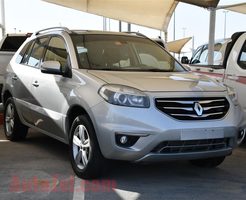 RENAULT KOLEOS- 2013- SILVER- 100 000 KM- GCC