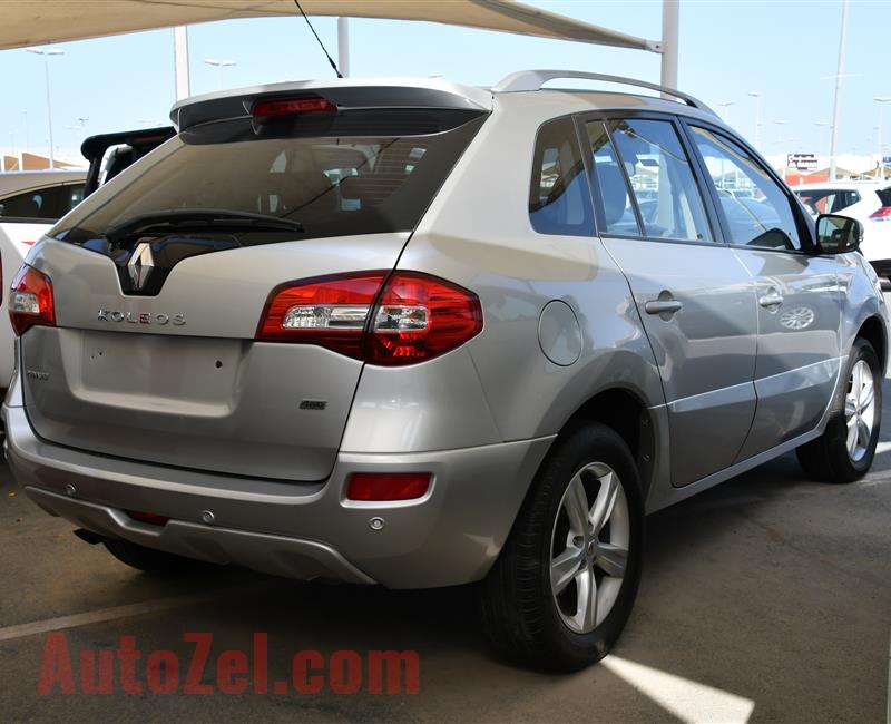 RENAULT KOLEOS- 2013- SILVER- 100 000 KM- GCC