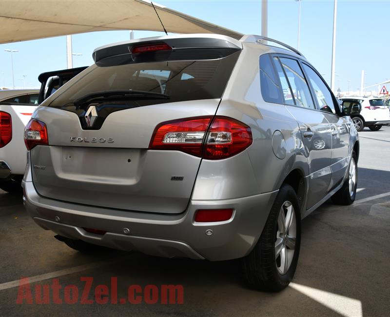 RENAULT KOLEOS- 2013- SILVER- 100 000 KM- GCC