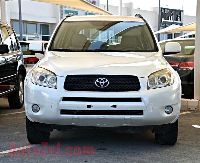 TOYOTA RAV4 4WD- 2006- WHITE- 370 000 KM- GCC