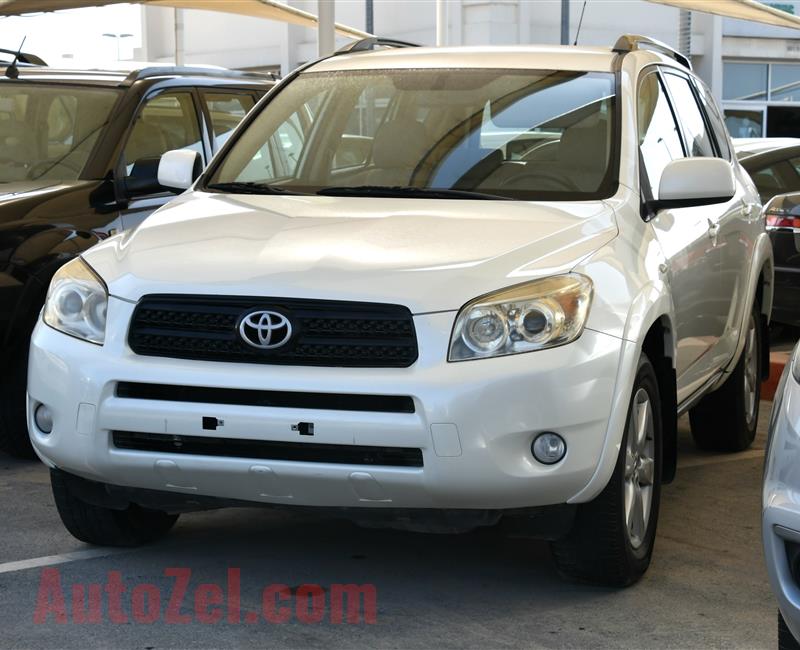 TOYOTA RAV4 4WD- 2006- WHITE- 370 000 KM- GCC