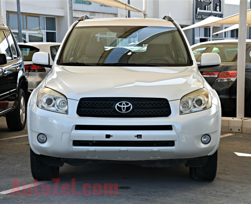 TOYOTA RAV4 4WD- 2006- WHITE- 370 000 KM- GCC