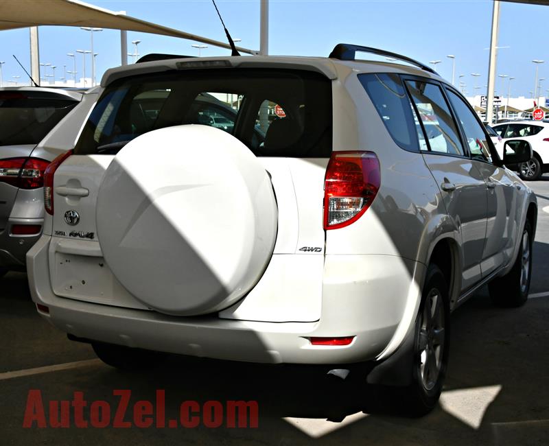 TOYOTA RAV4 4WD- 2006- WHITE- 370 000 KM- GCC