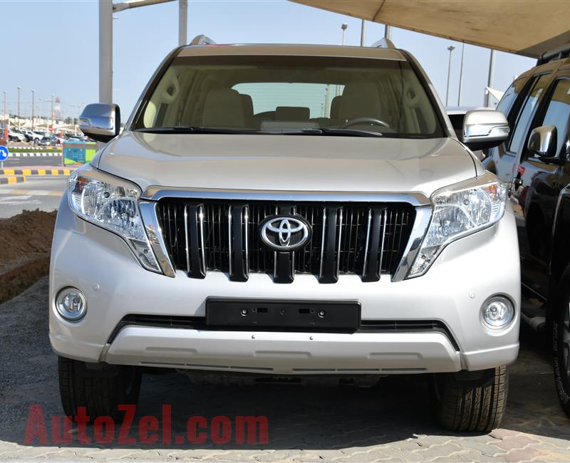 TOYOTA LAND CRUISER PRADO GXR- 2016- SILVER- 70 000 KM- GCC