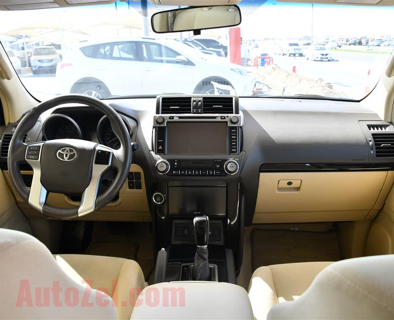 TOYOTA LAND CRUISER PRADO GXR- 2016- SILVER- 70 000 KM- GCC