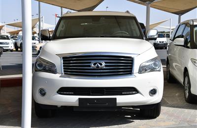 INFINITI QX56- 2013- WHITE- 125 000 KM- GCC