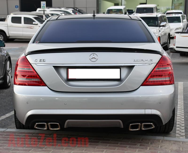 MERCEDES-BENZ S500, BODY KIT S63- 2008- SILVER- 286 000 KM- GCC