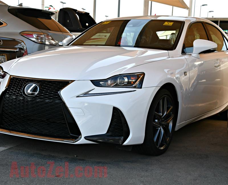 lexus is300 model 2017 - white - 6000 km - v6 - car specs is american 