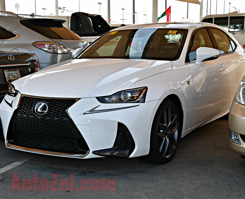 lexus is300 model 2017 - white - 6000 km - v6 - car specs is american 