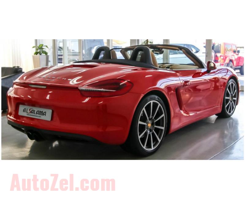 PORSCHE BOXSTER- 2015- RED- 168 000 KM- GCC