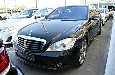 MERCEDES BENZ S500 AMG, V8- 2008- BLACK- 163 000 KM- GCC