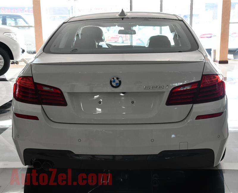 BRAND NEW BMW 528i M-KIT - 2016- WHITE- GCC SPECS