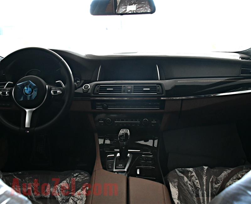 BRAND NEW BMW 528i M-KIT - 2016- WHITE- GCC SPECS