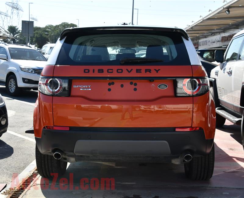 BRAND NEW LAND ROVER SPORT DISCOVERY- 2015- ORANGE- GCC