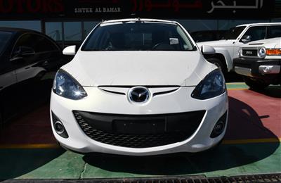 MAZDA 2- 2013- WHITE- ZERO KM- GCC