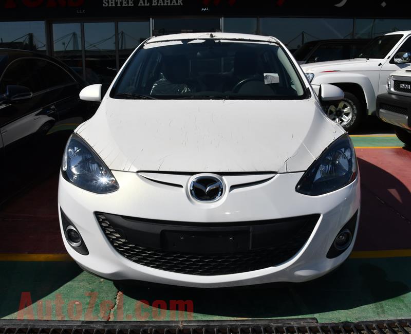 MAZDA 2- 2013- WHITE- ZERO KM- GCC