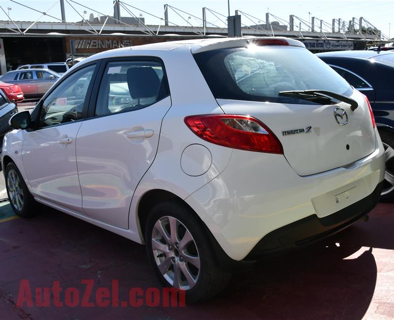 MAZDA 2- 2013- WHITE- ZERO KM- GCC