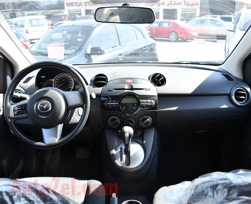 MAZDA 2- 2013- WHITE- ZERO KM- GCC