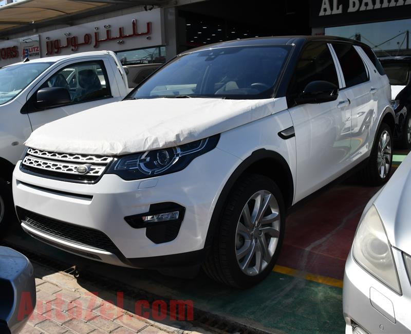 BRAND NEW LAND ROVER SPORT DISCOVERY- 2015- WHITE- GCC SPECS