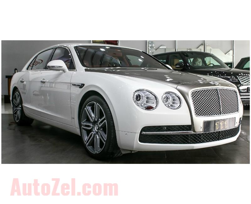 Bentley Flying Spur W12- 2016- 22 000 KM- WHITE- GCC SPECS