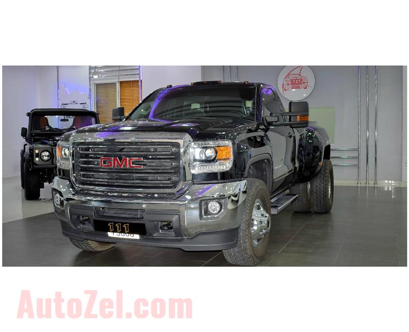 GMC 3500 HD- 2017- BLACK- 8 000 KM- GCC SPECS