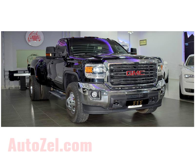 GMC 3500 HD- 2017- BLACK- 8 000 KM- GCC SPECS