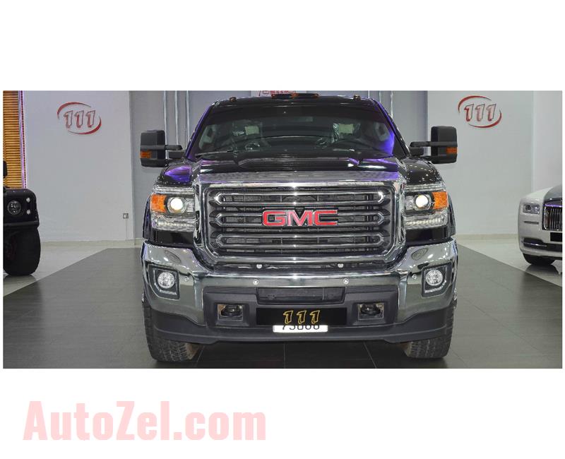 GMC 3500 HD- 2017- BLACK- 8 000 KM- GCC SPECS