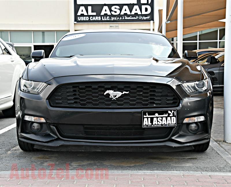 FORD MUSTANG  model 2015 - black - 70,000 km - v6 - CAR SPECS IS AMERICAN