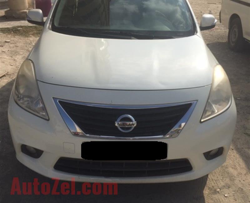 NISSAN SUNNY | 2013 | PEARL WHITE | GCC Spec | Excellent Condition