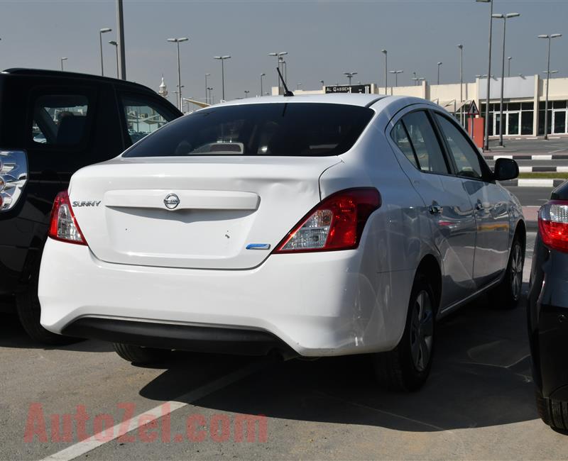 NISSAN SUNNY- 2016- WHITE- 117 000 KM- GCC