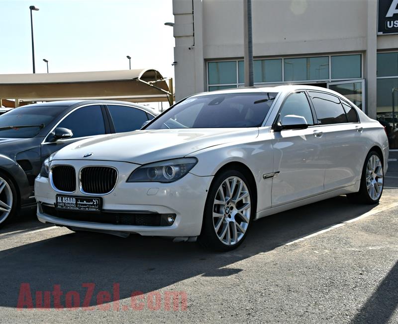 BMW 750Li- 2011- WHITE- 176 000 KM- GCC