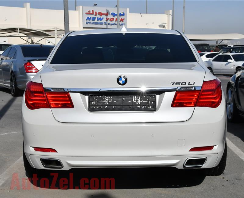 BMW 750Li- 2011- WHITE- 176 000 KM- GCC