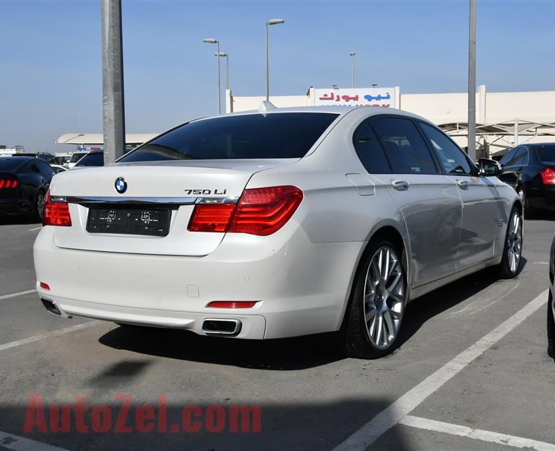 BMW 750Li- 2011- WHITE- 176 000 KM- GCC