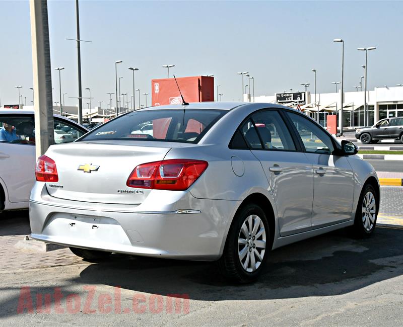 Chevrolet Cruze Ls V4 2016 Silver 68 000 Km Gcc